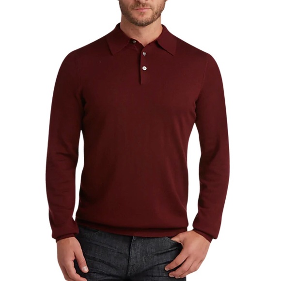 Pronto Uomo Other - PRONTO UOMO Merino Wool Polo Sweater